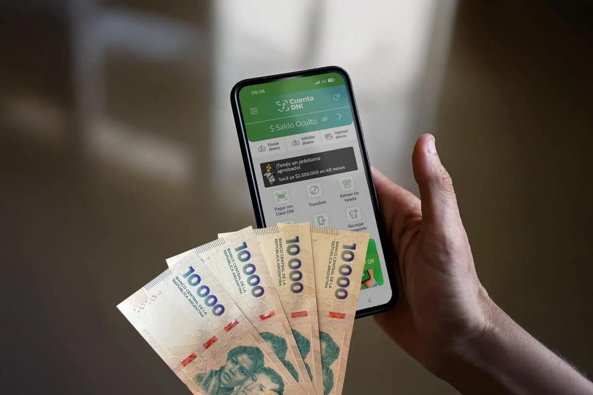 Cuenta DNI ahora te presta hasta $1.900.000 en 24 horas: cómo pedirlo y quiénes pueden acceder
